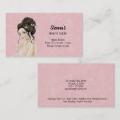 美容師背景色の選択 名刺 (正面/裏面)