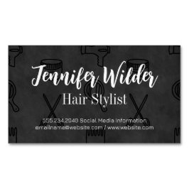 美容師背景 マグネット名刺