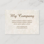 美容師花美しいCC0766名刺 名刺 (裏面)