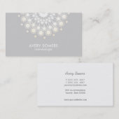 美容師華美サークルモチグレモダンー 名刺 (正面/裏面)