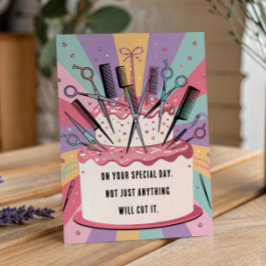 美容師誕生日カード カード