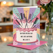 美容師誕生日カード カード