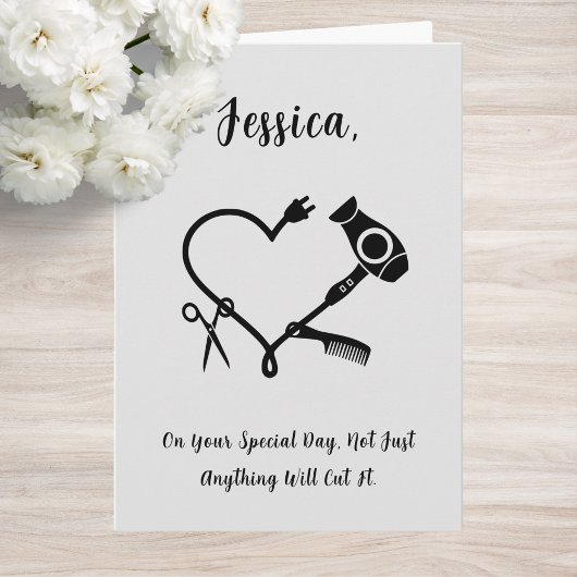 美容師誕生日カード カード