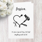 美容師誕生日カード カード