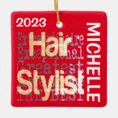 美容師超並外カスタム セラミックオーナメント (正面)