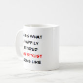 美容師退職した コーヒーマグカップ (正面左)