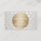 美容師金ゴールドサークルシルバードットモダン 名刺 (裏面)