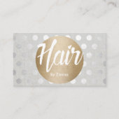 美容師金ゴールドサークルシルバードットモダン 名刺 (正面)