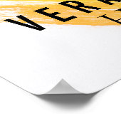 美容師金ゴールドシザーおよび美しいサロンフローラ ポスター (角)