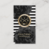 美容師金ゴールドシザー&コームアポイントメント 予約カード (正面)