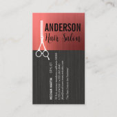 美容師鋏 | ウォメンズ美しい 名刺 (正面)