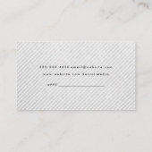 美容師鋏 |モダンスタイル 予約カード (裏面)