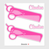 美容師鏡名コンターシール シール (シート)