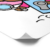 美容師1 ポスター (角)