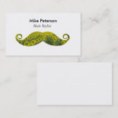 美容師8.9 cm x 5.1 cm、シグネチャーUVマット 名刺 (正面/裏面)