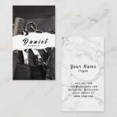 美容師 – あなたの才能を反映ユニークする 名刺 (正面/裏面)