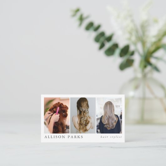 美容師/その他の名刺 名刺 (スタンド正面)