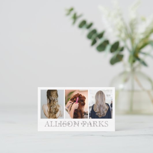 美容師/その他の名刺 名刺 (スタンド正面)