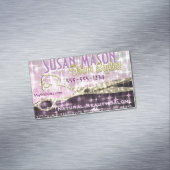 美容師|の金ゴールドのはさみの輝きの魅力 マグネット名刺 (インサイチュ)