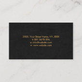 美容師 – はさみと蝶のアート 名刺 (裏面)