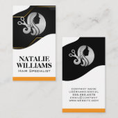 美容師 | ウォメンズ美しいサロン 名刺 (正面/裏面)