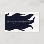 美容師 | ウォメンズ美しい 名刺 (裏面)