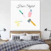 美容師 キャンバスプリント (インサイチュ (寝室))