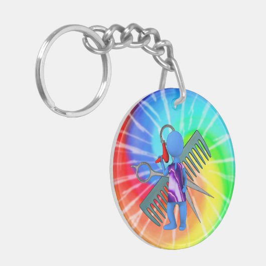 美容師 キーホルダー (正面左)