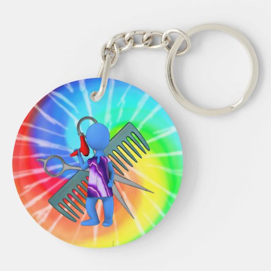 美容師 キーホルダー (裏面)