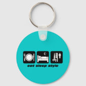 美容師 キーホルダー (正面)