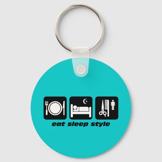 美容師 キーホルダー (正面)