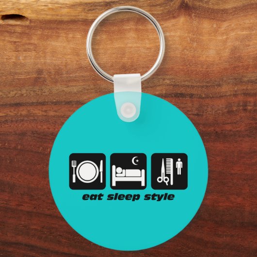 美容師 キーホルダー (正面)