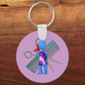 美容師 キーホルダー (正面)