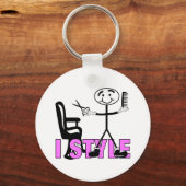 美容師 キーホルダー (正面)