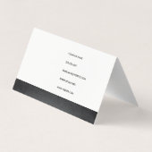 美容師/サロン 名刺 (裏面)