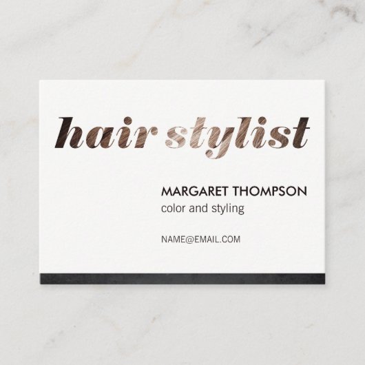 美容師/サロン 名刺 (正面)