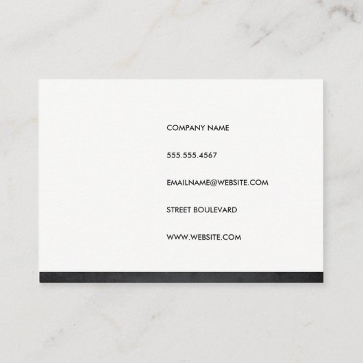 美容師/サロン 名刺 (裏面)