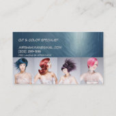 美容師、サロン 名刺 (裏面)