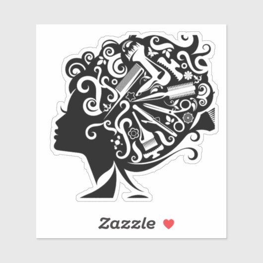 美容師 シール (シート)