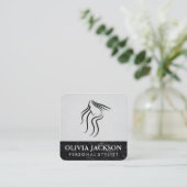 美容師 | スタイリスト | 美容師 スクエア名刺 (スタンド正面)