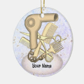 美容師 セラミックオーナメント (左)