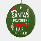 美容師 セラミックオーナメント (左)