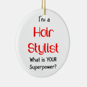 美容師 セラミックオーナメント (右)