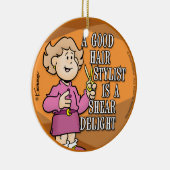 美容師 セラミックオーナメント (右)