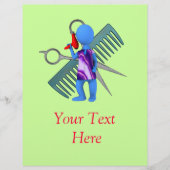 美容師 チラシ (正面)