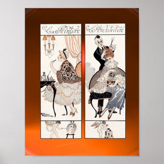 美容師、ファッション美しいサロンメイクアップアーティスト ポスター (正面)