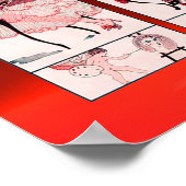 美容師、ファッション美しいサロンメイクアップアーティスト ポスター (角)