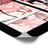 美容師、ファッション美しいサロンメイクアップアーティスト ポスター (角)