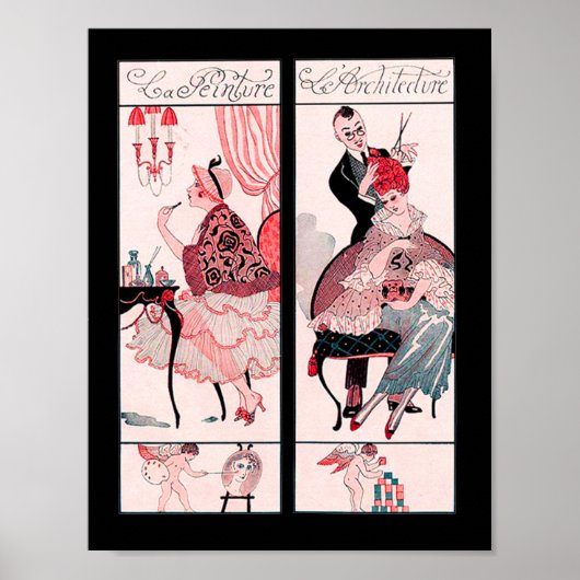 美容師、ファッション美しいサロンメイクアップアーティスト ポスター (正面)