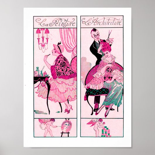 美容師、ファッション美しいサロンメイクアップアーティスト ポスター (正面)